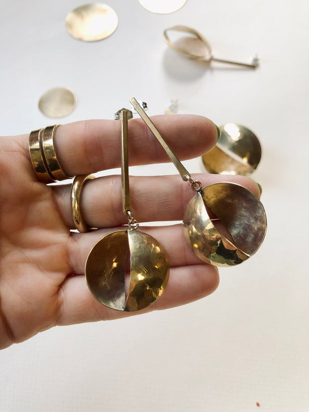Small Moonshadow Earrings