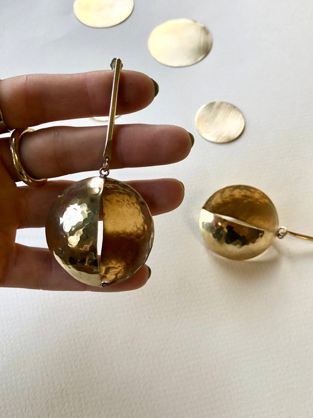 Large Moonshadow Earrings