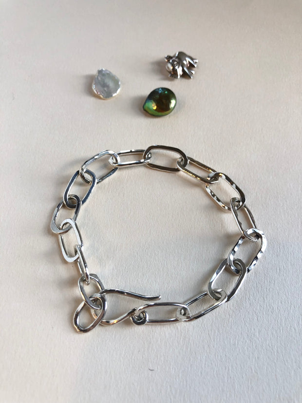 Class: Fused Fine Silver Chain Bracelet