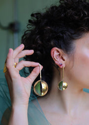 Large Moonshadow Earrings