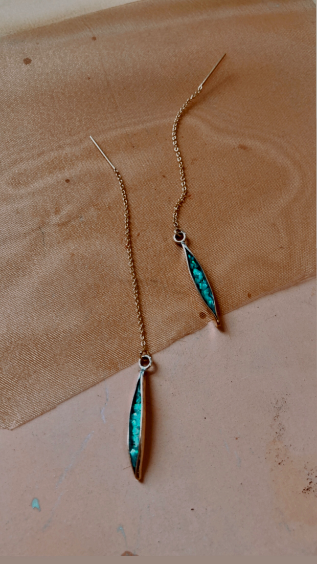 Opal Ear Threaders