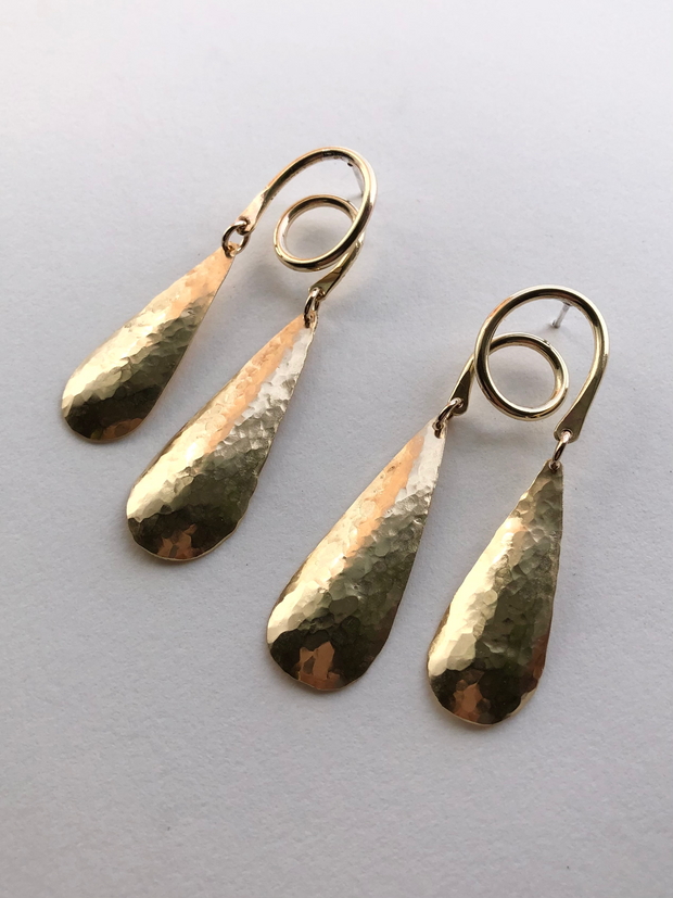 Bronze Drip Earrings