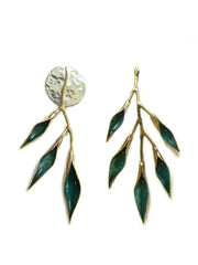 Eucalypt Moon Earrings