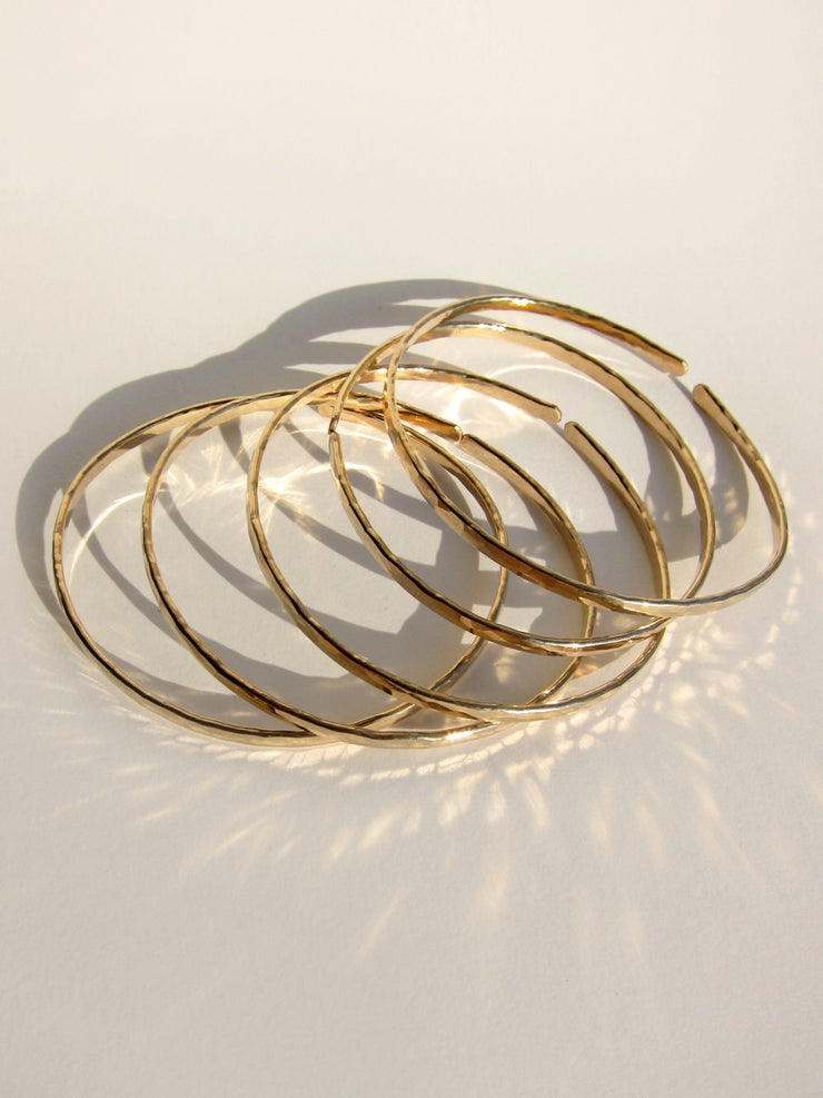 Gold Filled Bangles (Skinny)