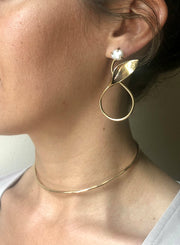 Bronze Calla Lily Earrings