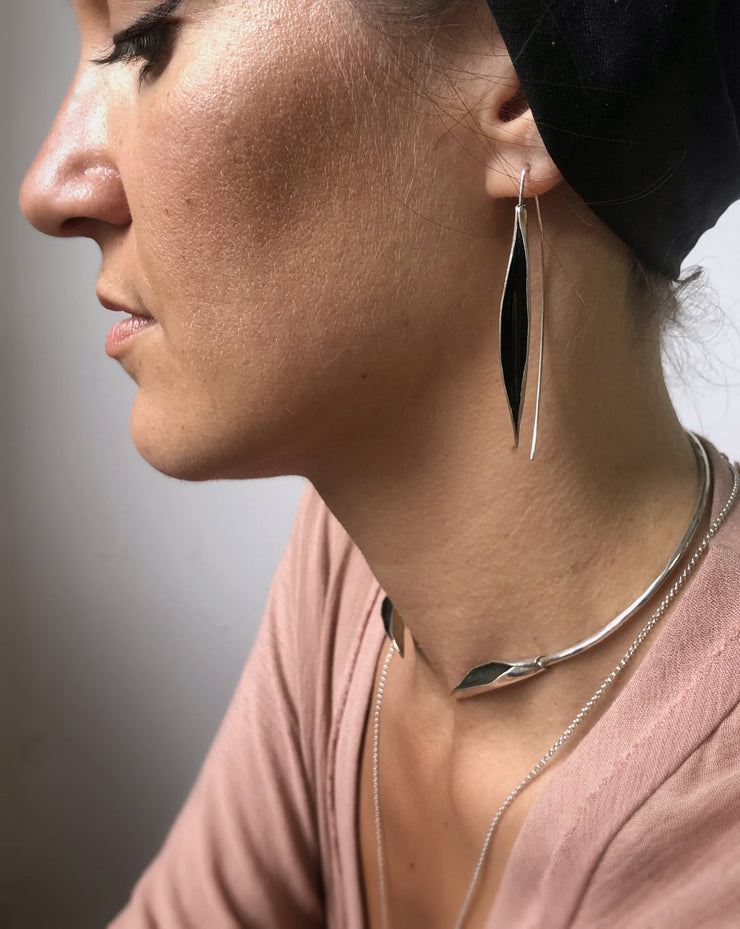 Obsidian Swell Earrings